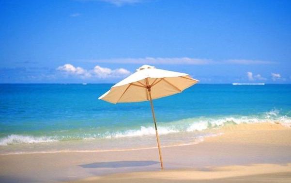 Elegir una sombrilla de playa