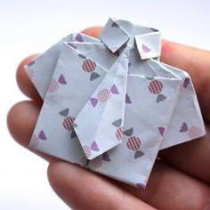 camiseta de origami 
