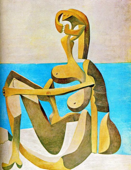 Pintura "Bañista" Picasso - los orígenes del cubismo